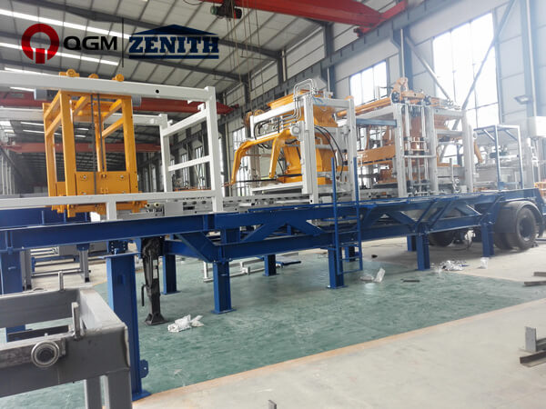 QGM NOWA mobilna maszyna do produkcji cegieł ZN900C w Nanjing w Chinach