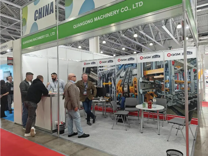 Koncentrując się na rynku infrastruktury w Eurazji: Quangong Machinery Co., Ltd. Wystawa na rosyjskich targach CTT EXPO